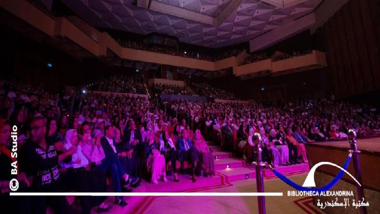 عمر خيرت في مكتبة الإسكندرية