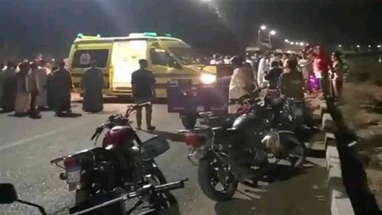 الفرح تحول إلى مأتم.. مصرع 4 أشخاص وإصابه 5 آخرين في حادث تصادم بالأقصر