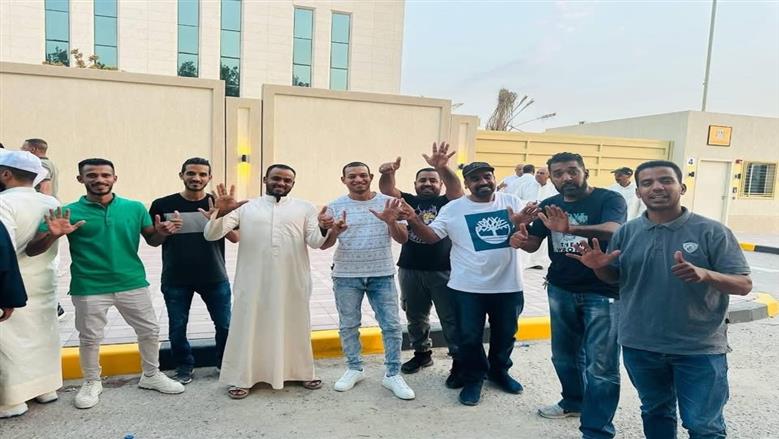 أبناء الجالية المصرية في الكويت