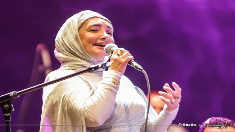 عايدة الأيوبي في مكتبة الإسكندرية