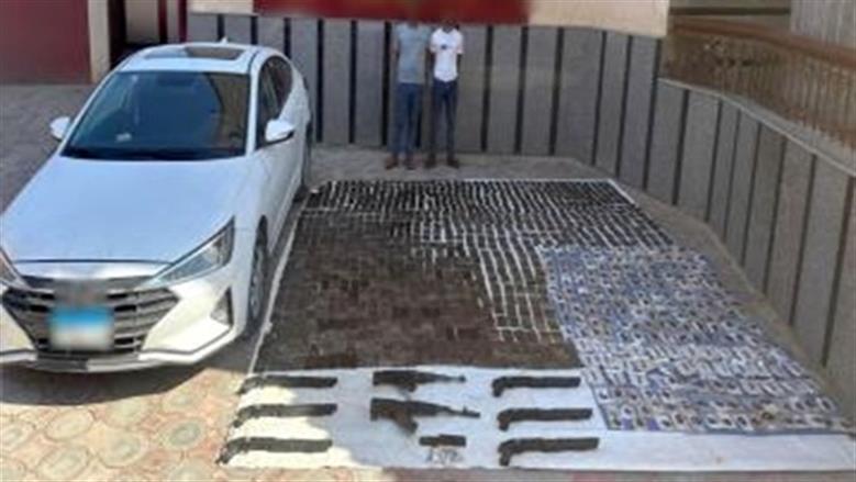 إحباط تهريب مخدرات بقيمة 350 مليون جنيه وضبط 4 عناصر شديدة الخطورة بمطروح