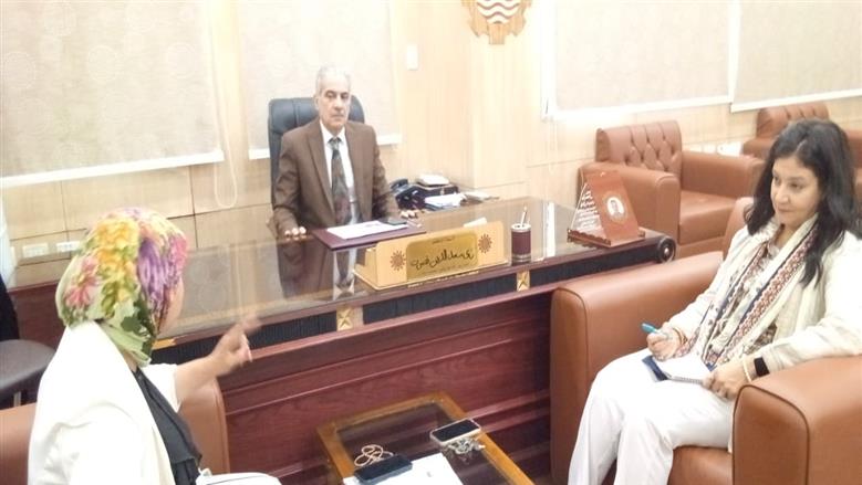 جامعة أسوان تستعد لاستقبال وفد اليونسكو