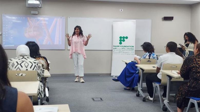 جانب من مشاركة الدكتورة نبيلة مكرم في قمة الإبداع الإعلامي للشباب العربي