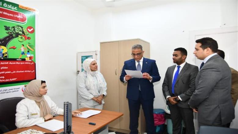 محافظ الفيوم يفتتح تدشين عيادات السمنة