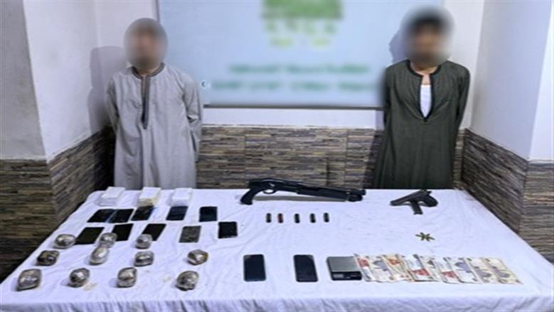 ضبط عناصر بؤر إجرامية من جالبى ومتجرى المواد المخدرة بنطاق عدة محافظات