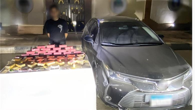 المتهمين والمضبوطات 