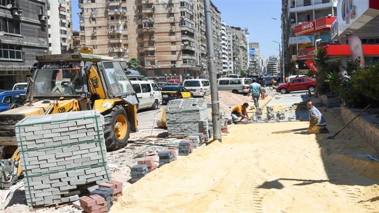 توسعة شارع أبو قير في الإسكندرية