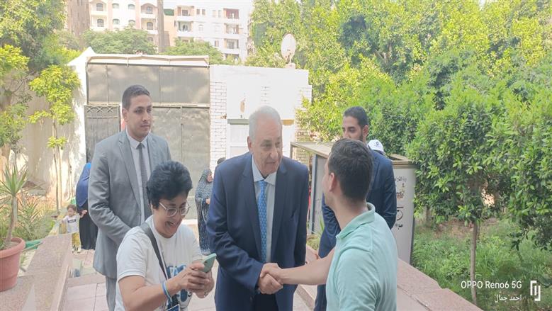 أمين عام حزب الجبهة يدلي بصوته في انتخابات الشيوخ.. ويؤكد: صوتك خنجر في صدر الجماعات الإرهابية