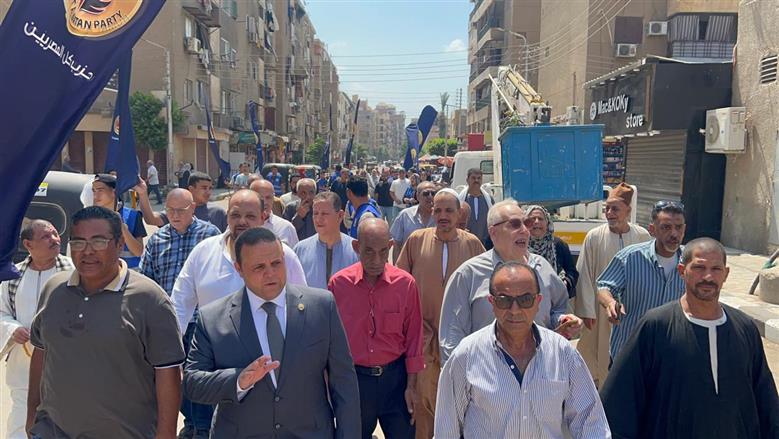 مسيرة حماة الوطن بالقليوبية