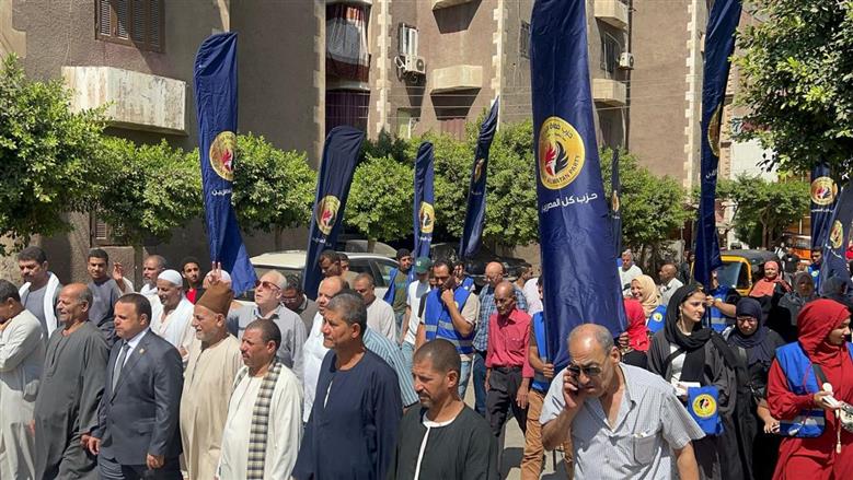 مسيرة حماة الوطن بالقليوبية