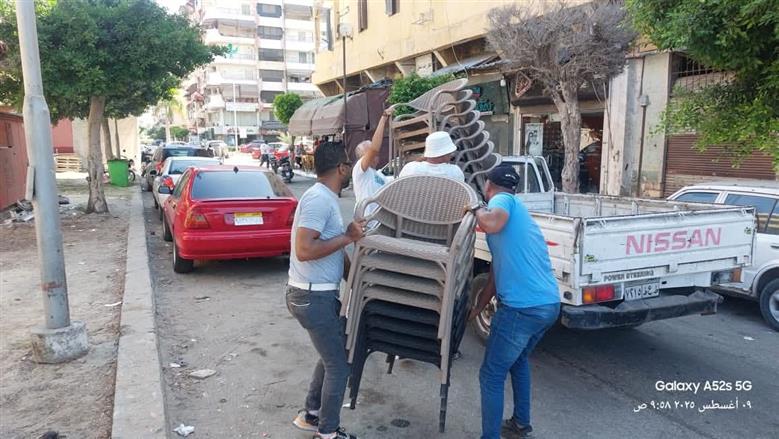 إزالة الاشغالات ببورفؤاد