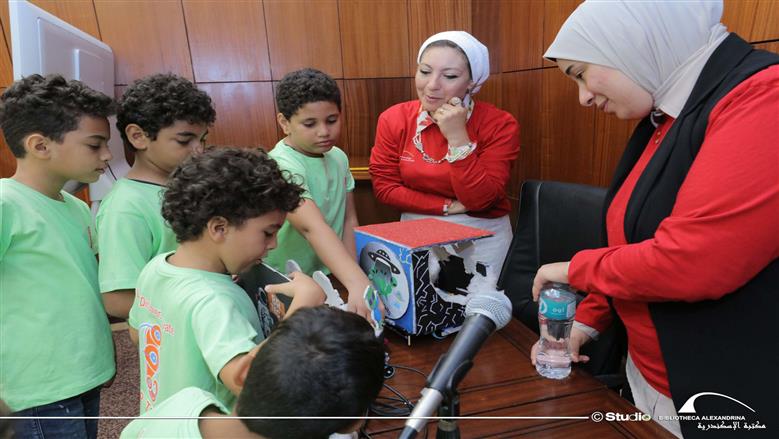 مسابقة الروبوت في مكتبة الإسكندرية