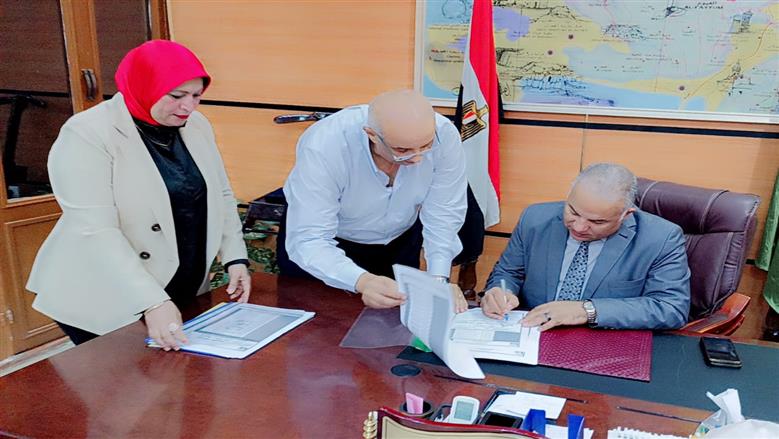 مدير تعليم الفيوم يعتمد نتيجة قبول التعليم والتدريب المزدوج 