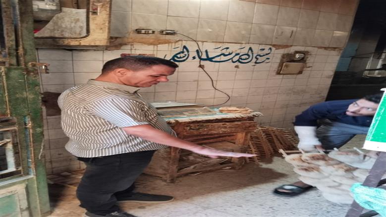 حملة تموينية مكبرة على المخابز بالفيوم