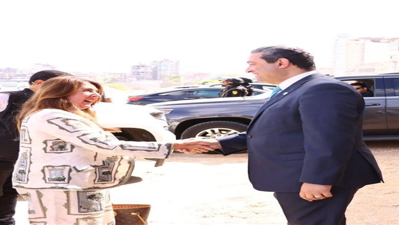 محافظ دمياط يستقبل السفيرة الأمريكية 