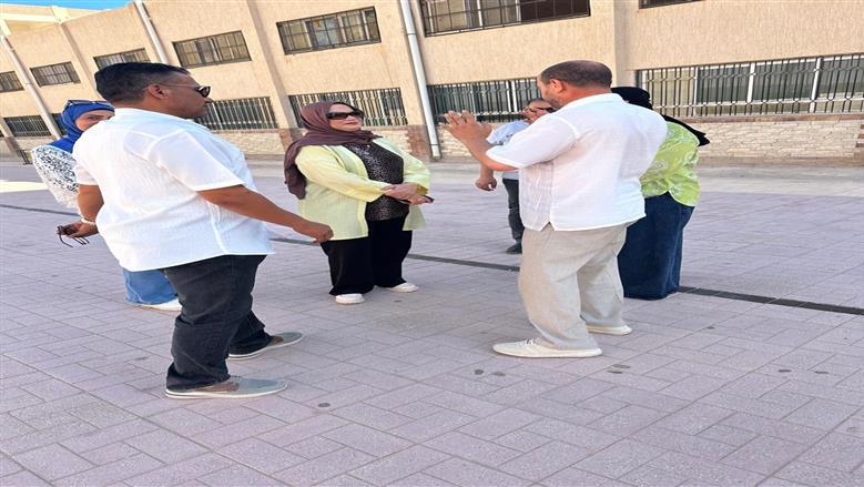خلال متابعة وكيل وزارة التربية والتعليم بمطروح ووكيل الإدارة مطروح التعليمية مدرسة طارق بن زياد استعدادا للعام الدراسي الجديد