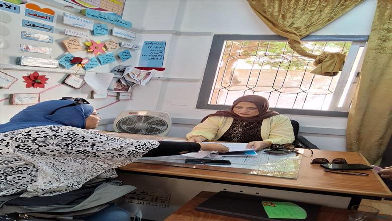 خلال متابعة وكيل وزارة التربية والتعليم بمطروح ووكيل الإدارة مطروح التعليمية مدرسة طارق بن زياد استعدادا للعام الدراسي الجديد