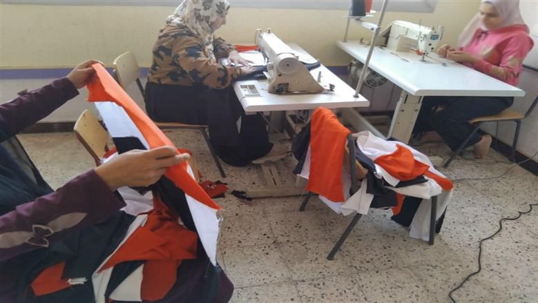 «تعليم المنوفية»: أعلام إدارتي منوف وسرس الليان من إنتاج وحدة تدريب الفتيات