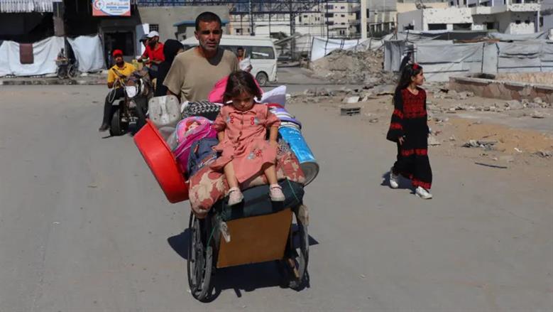 أونروا: «عربات جدعون 2» تجبر الفلسطينيين على النزوح من مدينة غزة