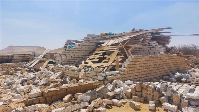 إزالة 5 مخالفات بناء في قرية بني خالد بسمالوط