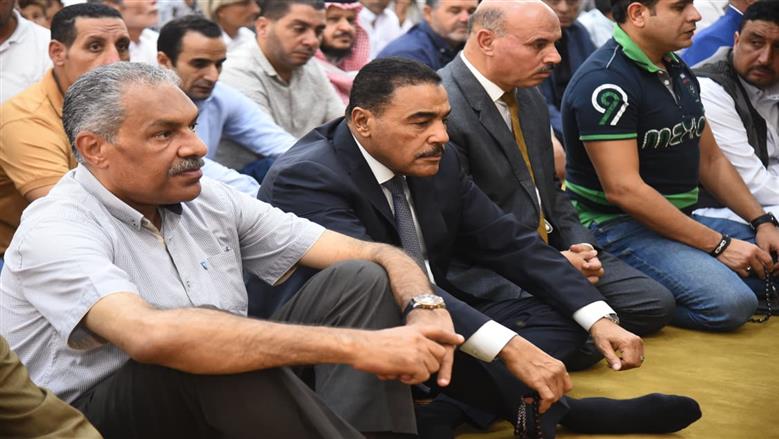 محافظ مطروح خلال افتتاح مسجد عثمان بن عفان بمطروح