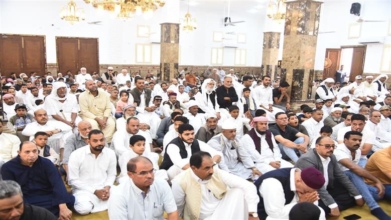 محافظ مطروح خلال افتتاح مسجد عثمان بن عفان بمطروح