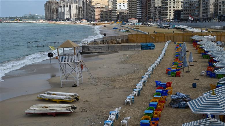غلق شواطئ الإسكندرية 