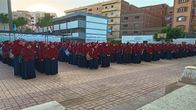انضباط الدراسة في أول أيامها بمحافظة الفيوم