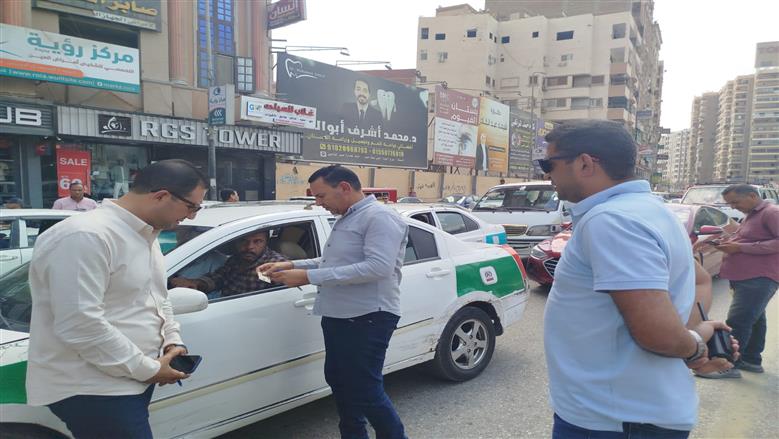 حملات مكثفة على المواقف والميكروباصات في الفيوم