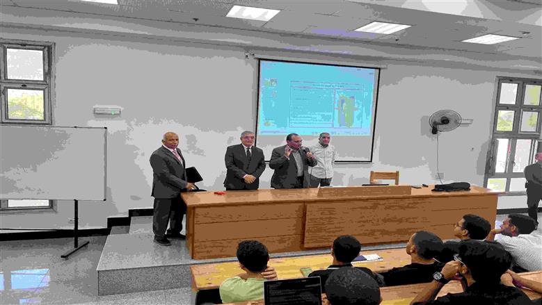 جولة رئيس جامعة بنها الأهلية 