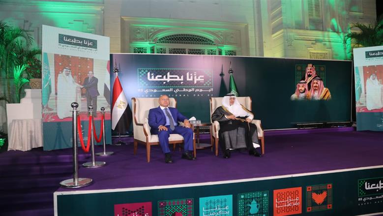 وزير النقل يشارك في احتفال السفارة السعودية بالقاهرة باليوم الوطني الـ95 للمملكة