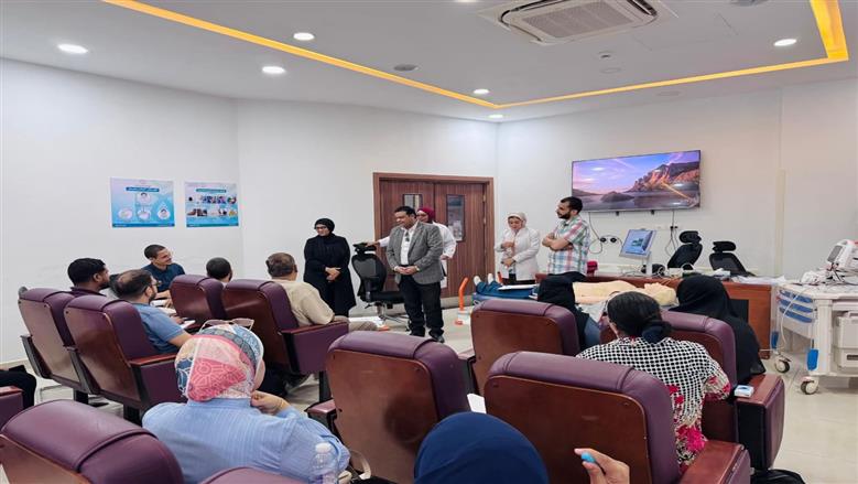 تدريب أطباء وتمريض أسوان على الإنعاش القلبي