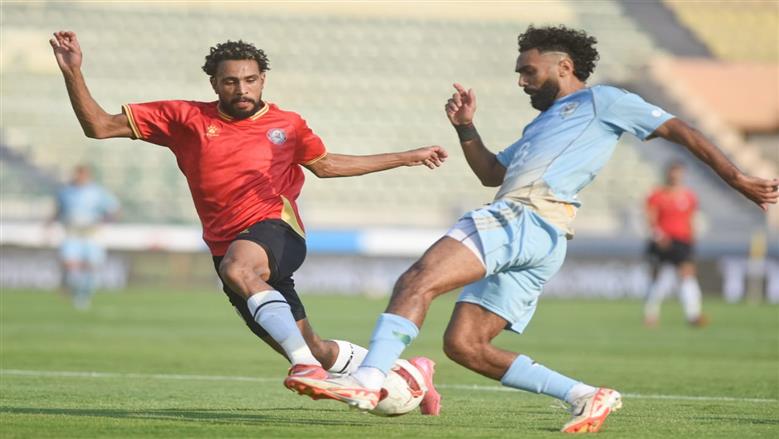 لقطات من مباراة الأهلي وحرس الحدود في الدوري المصري