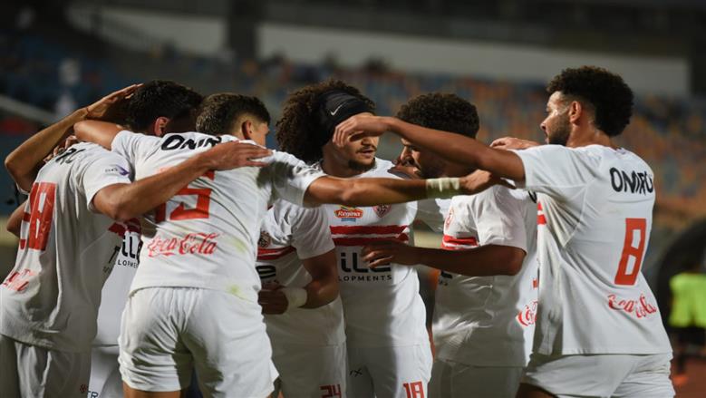 لقطات من مباراة الزمالك والجونة في دوري نايل