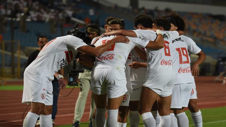 لقطات من مباراة الزمالك والجونة في دوري نايل