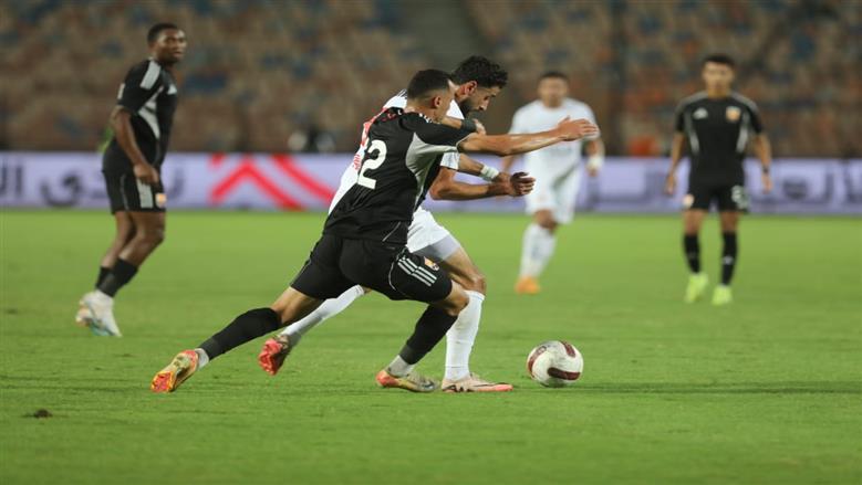 لقطات من مباراة الزمالك والجونة في دوري نايل