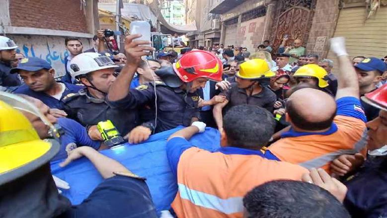 تفاصيل حريق مصبغة المحلة.. 14 ساعة عمل متواصلة لاستخراج جثامين الضحايا والمصابين
