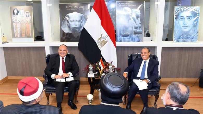 وزير الخارجية يشيد بدور أبناء الجالية المصرية في نيويورك 