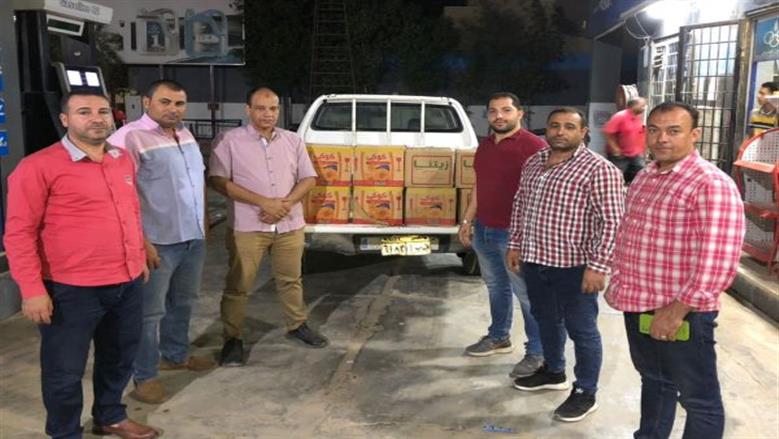 ضبط زجاجات زيت التموين