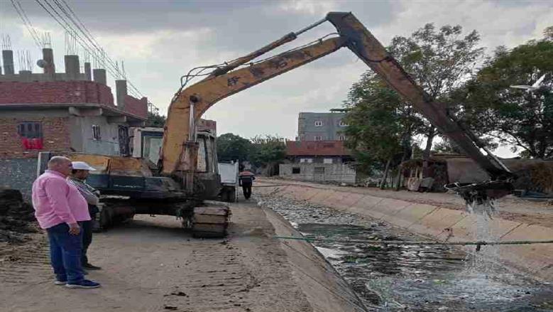 تطهير الترع بالمنوفية