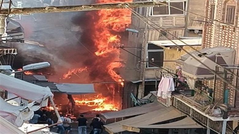 وفاة سيدة وإصابة اثنين في حريق عقار خشبي ببورسعيد