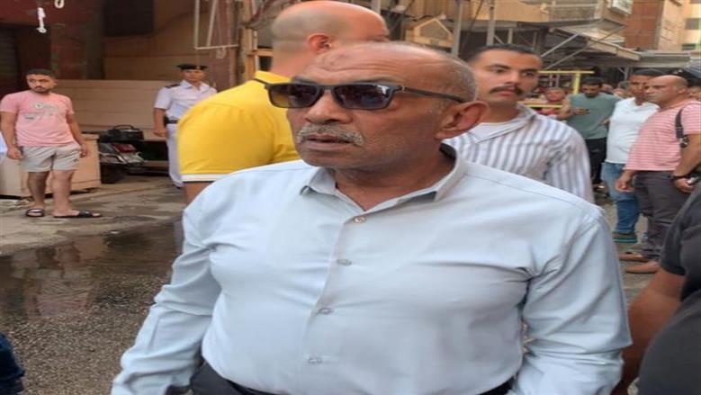 حريق سوق الحميدي التجاري ببورسعيد