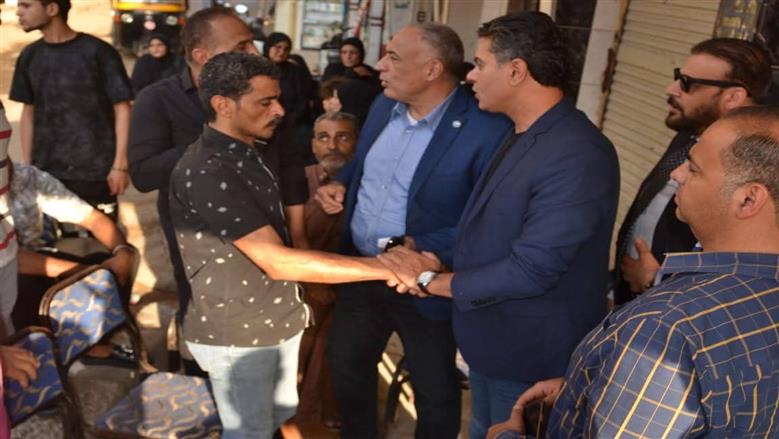 عزاء ضحايا حريق مصنع المحلة