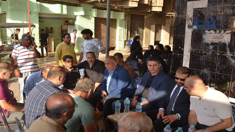 عزاء ضحايا حريق مصنع المحلة