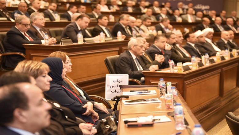 الانتخابات الداخلية لحزب حماة الوطن بحضور قيادات الحزب ونواب المجالس النيابية