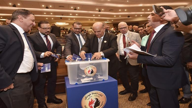 الانتخابات الداخلية لحزب حماة الوطن بحضور قيادات الحزب ونواب المجالس النيابية