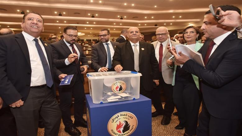 الانتخابات الداخلية لحزب حماة الوطن بحضور قيادات الحزب ونواب المجالس النيابية