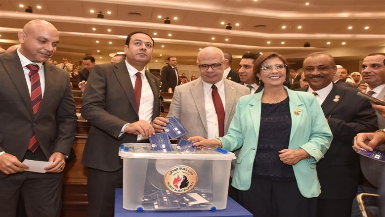 الانتخابات الداخلية لحزب حماة الوطن بحضور قيادات الحزب ونواب المجالس النيابية