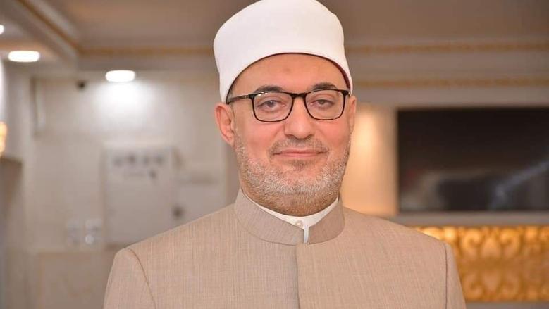 المفتي يعزي المرجع الشيعي الأعلى بالعراق في وفاة زوجته