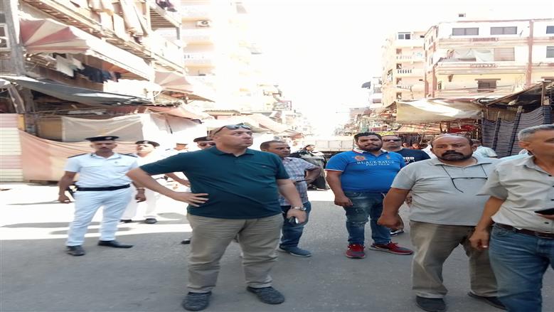 حملات مكبرة لإزالة الإشغالات بحي العرب
